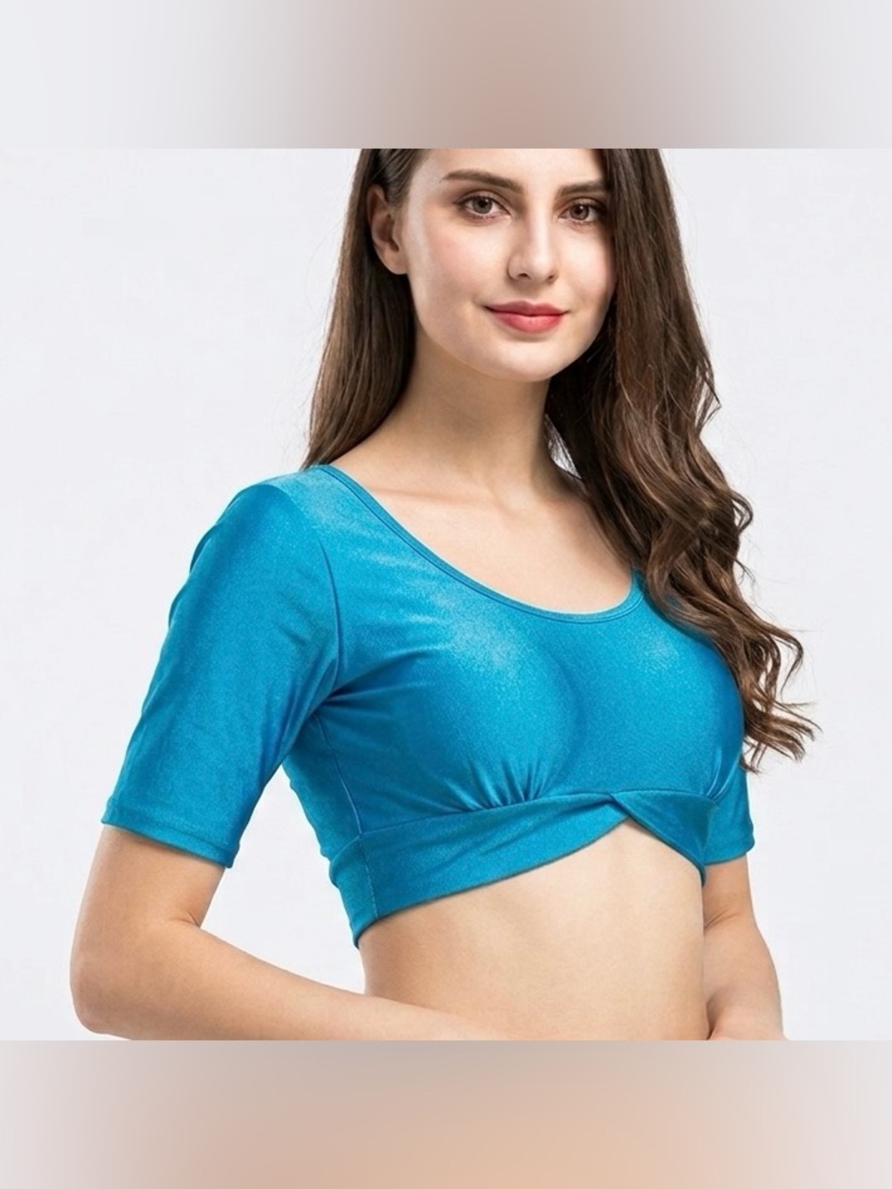 Royal Smeela Belly Dance Crop Top with Zippered Back Womens size S